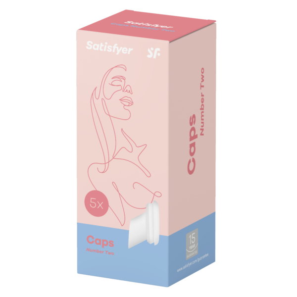 Satisfyer 2 Next Generation Silicone Suction Head 5 Pack - Image 3