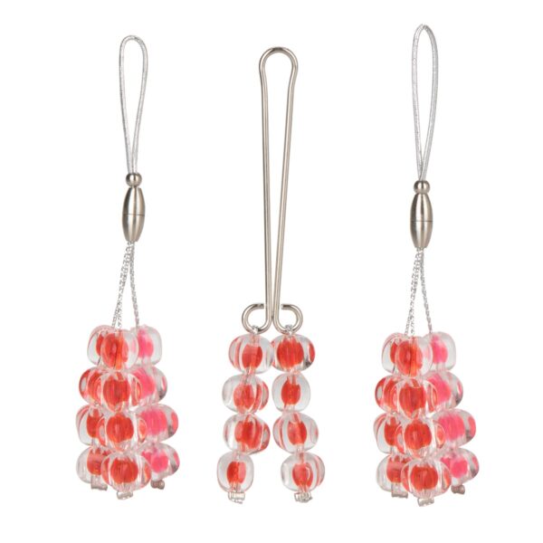 Nipple & Clitoral Non-Piercing Body Jewellery - Ruby - Image 2