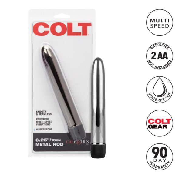 COLT 6.25" Metal Rod - Silver - Image 4