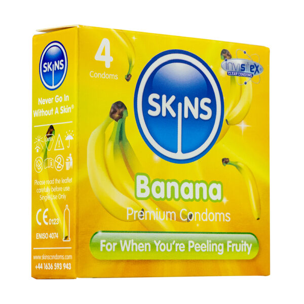 Skins Condoms Banana 4 Pack - Image 3