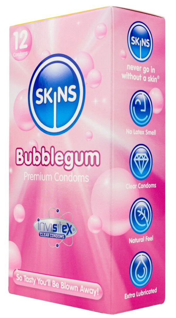Skins Condoms Bubblegum 12 Pack - International 1 - Image 3