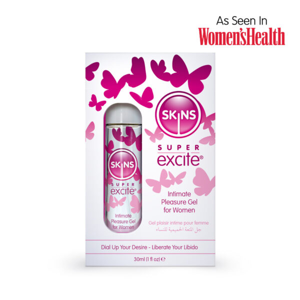 Skins Super Excite Clitoral Stimulation Gel 1 Fl oz (30ml) - Image 2