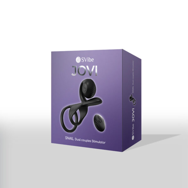 Snail Vibe Snail JOVI Couples Ring - Black - Image 4