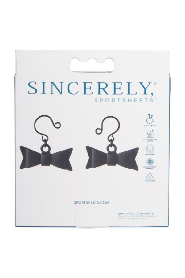 Sportsheets Sincerely Bow Tie Nipple Jewellery - Image 3