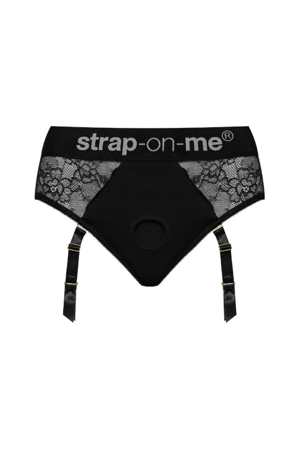 Strap On Me - Harness Lingerie Diva - L - Black - Image 2
