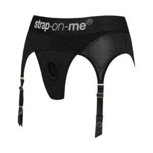 Strap On Me - Harness Lingerie Rebel- L - Black