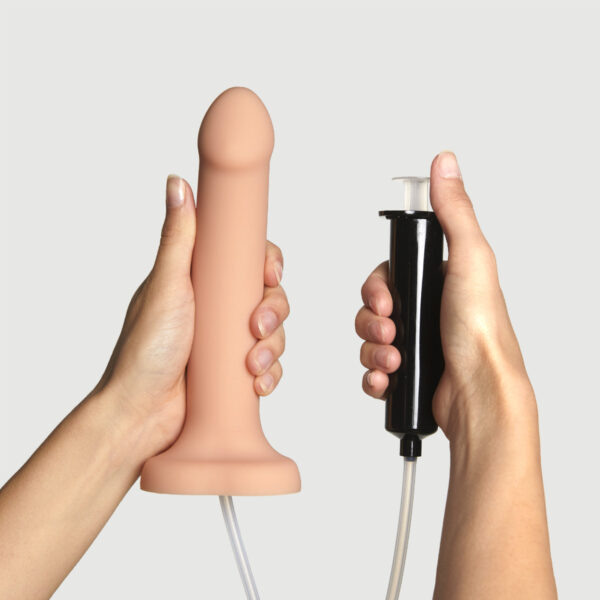 Strap On Me - Squirting Cum Dildo Semi-Realiste Vanilla - L