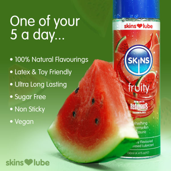 Skins Watermelon Water Based Lubricant - 5ml Foil - Image 4