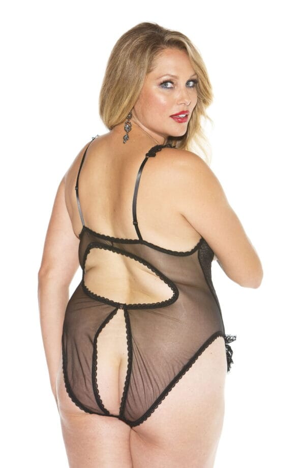 Shirley of Hollywood X2497 Black Teddy - Image 2