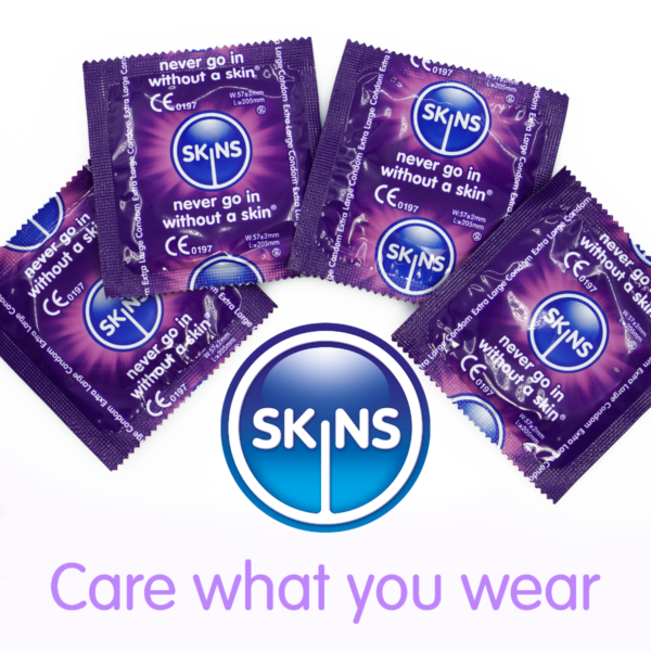 Skins Condoms Extra Large FOIL (BAG 500) - Image 2