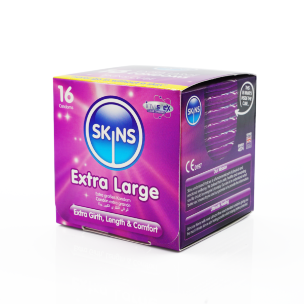 Skins Condoms Extra Large Cube 16 Pack - Image 2