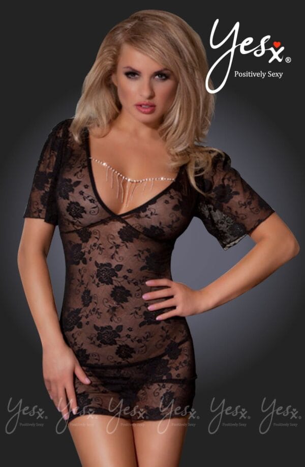 YesX YX642 Dress Set Black - Image 5