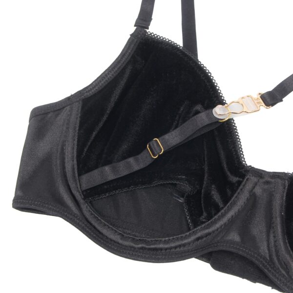 YesX YX871Q Hollow Cut Halter Bra Set - Image 10